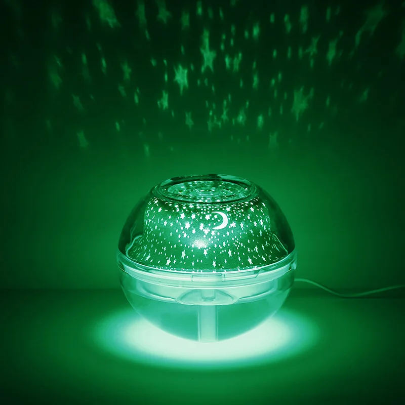 Кристален Звездна Лампа за Прожектор Осветява Овлажнител на Въздуха Романтична Колоритен С Топка лека нощ Овлажнител за Въздух с Голям Капацитет на USB лека нощ 4