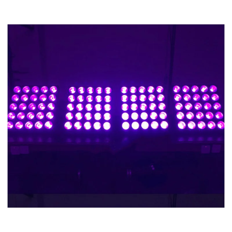 Нови Независимата 25 led Матрични Лампи Поддържат Топъл Бял и RGB 3в1 Цвят С управление DMX За Дискотеки Сватбени Партита Матричен Светлина 4