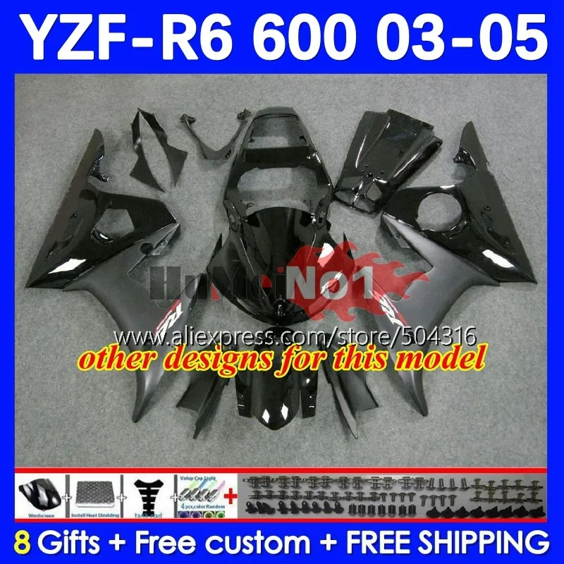 Бодикит за YAMAHA YZF-R6 YZF R6 R 6 600 КУБ.СМ. YZF 600 cc 5No.23 YZF600 YZFR6 03 04 05 YZF-600 2003 2004 2005 Оранжев стволови обтекател 4