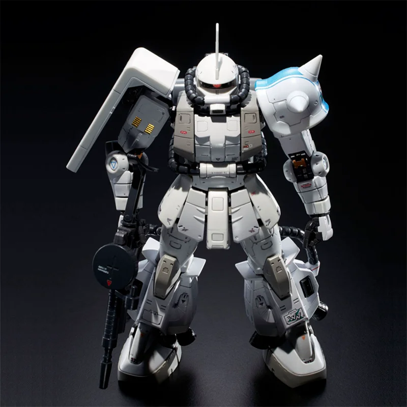 Bandai Оригинален Комплект Модели Gundam Аниме Фигурка MS-06R-1A SHIN MATSUNAGA'S ZAKU RG Колекционерски Фигурки, Играчки, Подаръци за Деца 4