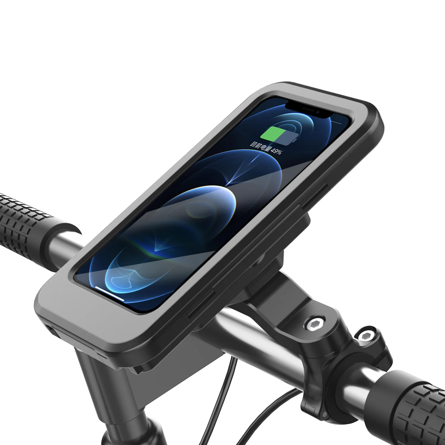 Водоустойчив под Наем на Притежателя на Телефона под Наем Мобилен Телефон Стент Мотоциклет Подкрепа за Монтиране на Зареждане на Батерията За iPhone Xiaomi Скоба 4
