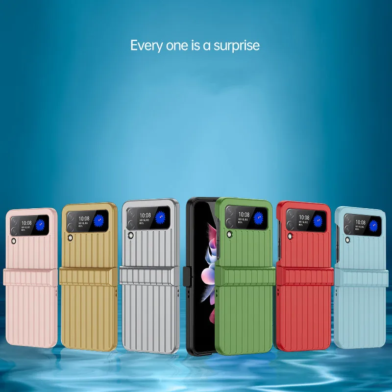 Анти-Прах Точен Силует Сгъваем Калъф за Samsung Galaxy Z Flip3 Flip 3 5G Противоударная Чанта за мобилен телефон Samsung Z Flip 3 4