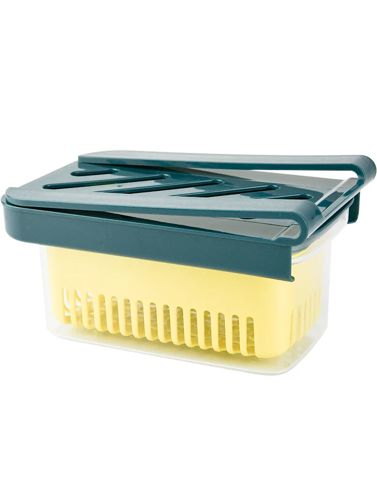 Прибиращ окачен хранително-вкусовата пластмасова запечатана кутия за съхранение на хладилници, контейнери за съхранение на багаж, органайзер за чекмеджетата, органайзер 4