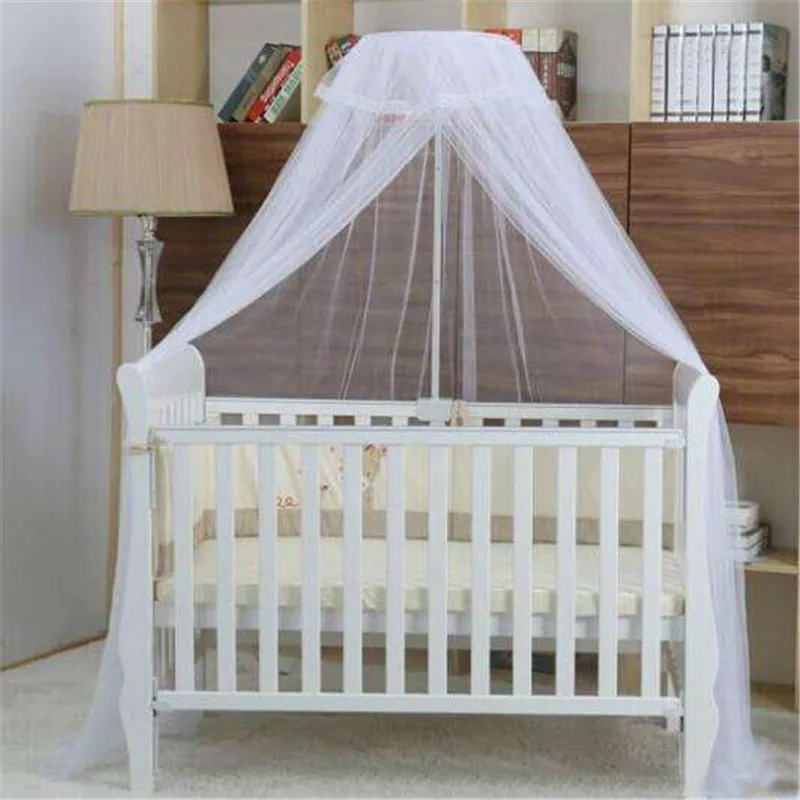 Детска Mosquito Net Лятна Окото Купол Пердета За Спалня Окото Новородени Бебета Преносим Престилката Детски Легла 4