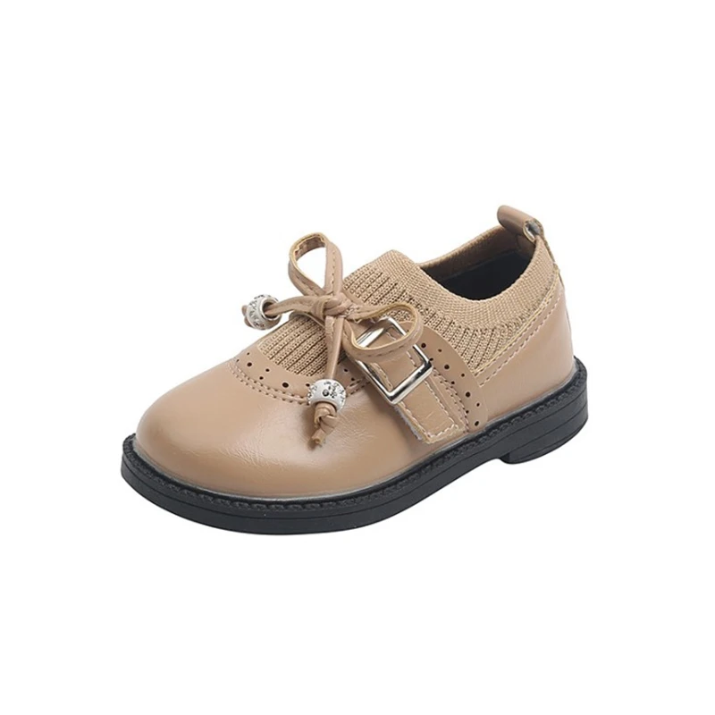 Училищна кожени обувки в стил ретро, за момичета, Есен-пролет 2021, Нова Корейска Модерна детска Супер Меки Удобни обувки от 1 до 6 години 4