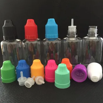 500шт PET 5 мл 10 мл 15 мл, 20 мл-30 мл-50 мл Празни Пластмасови Бутилки-Пипети за Електронна Течност е със Защита от Деца капачки за бутилки с Връхчета Орел