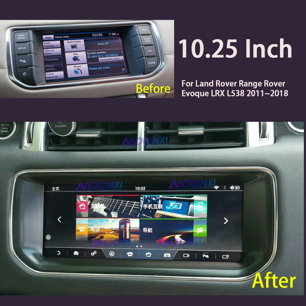 Сензорен Android 10,0 8G 128G Авто Радио Navi За Land Rover Range Rover Evoque LRX L538 2012-2019 Harman Bosch Домакин Carplay 5