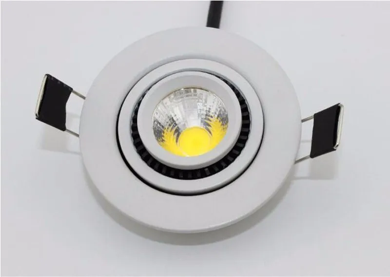 30 бр./лот Led spot лампа от 3 W 5 W 7 W 15 W Въртяща се На 360 градуса Регулируем-Вградени Тавана лампа Ac110v 220 В 5