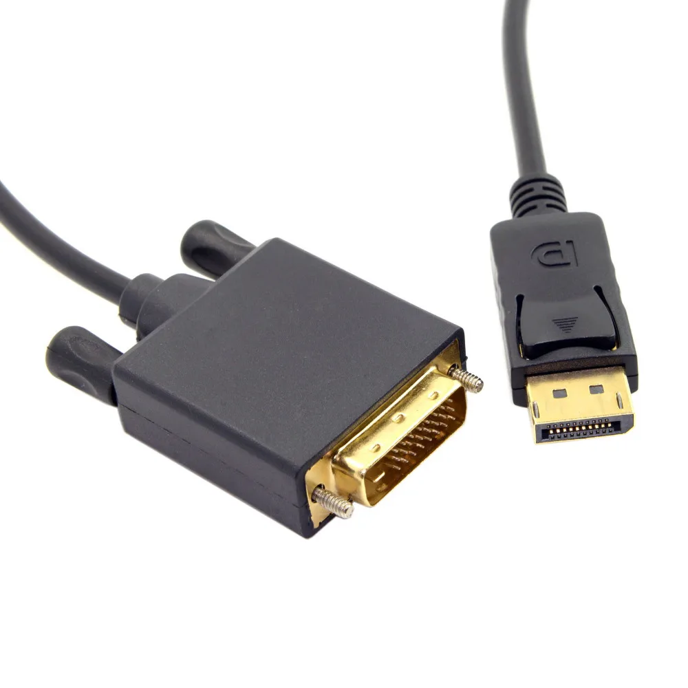 CY DisplayPort DP Мъжки към DVI Штекерному Одноканальному Видеокабелю за DVI монитор 