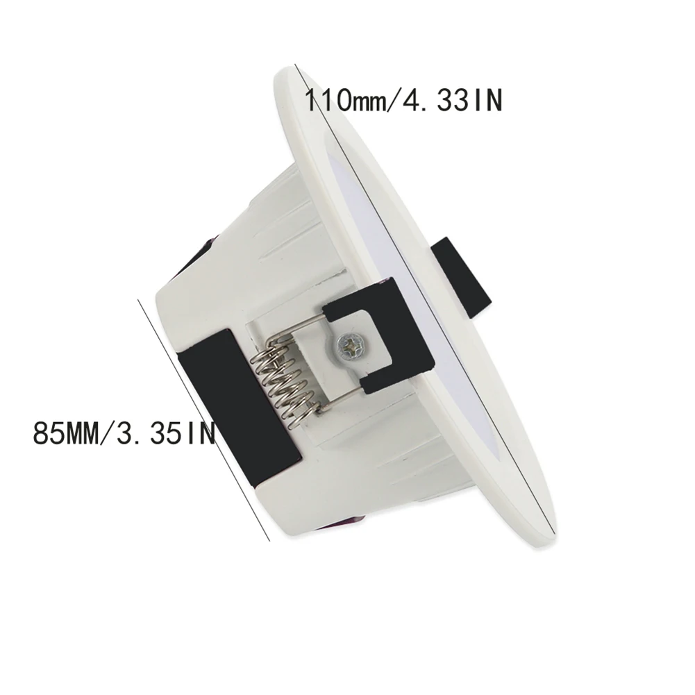 E27 Dimmable WIFI Smart LED Downlight ПРИЛОЖЕНИЕ Дистанционно Управление-Вградени Тавана Лампа Надолу Светлини през Цялата Панел Лампа 5