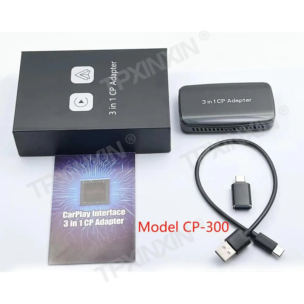 Автомобилно радио Carplay Android Ai Box Универсален CP300 За Всички Автомобили Apple CP Box Безжично Актуализиране на Огледалото Линк GPS Мултимедиен Плеър 5
