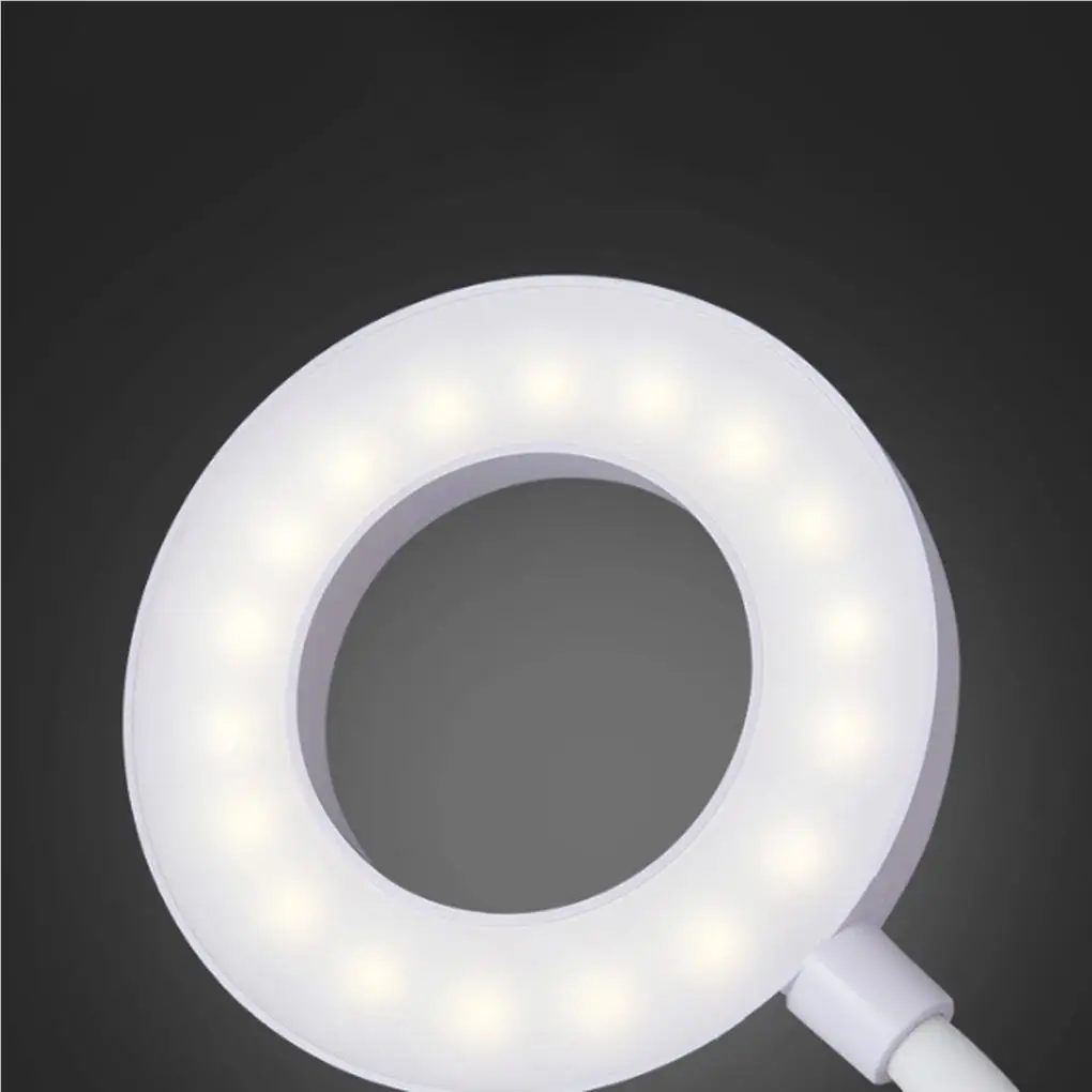 LED USB Гъвкава Настолна Лампа Клип Сгъваем Нощно Шкафче За Спалня Четене Проучване на Светлината Защита на Очите Настолна Лампа 5