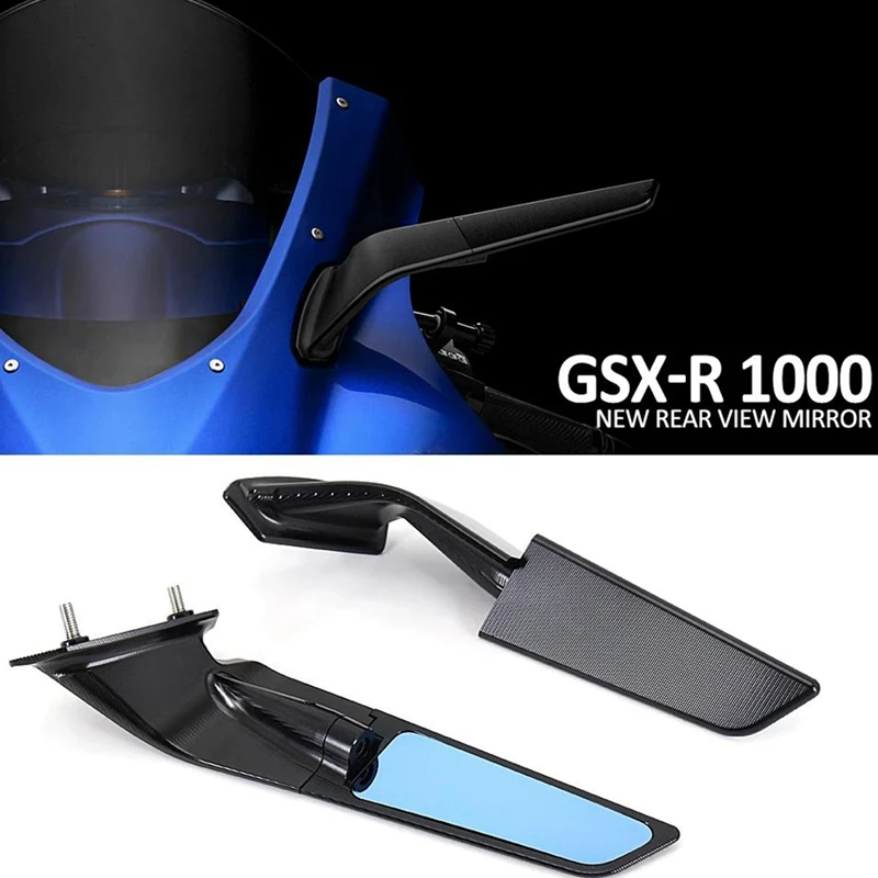 Огледала Предното Крило, Регулируема Въртящо се Огледало за Обратно виждане За Suzuki GSX-R GSXR 1000 Anniversay /Legend Edition 2020 2021 5