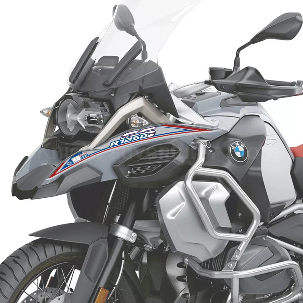 40 Години стикери Стикери са Подходящи за BMW R 1250 GS Adventure R1250GS 2019-2022 2020 2021 Мотор Преден Обтекател Дърпане Плоча Стикер 5