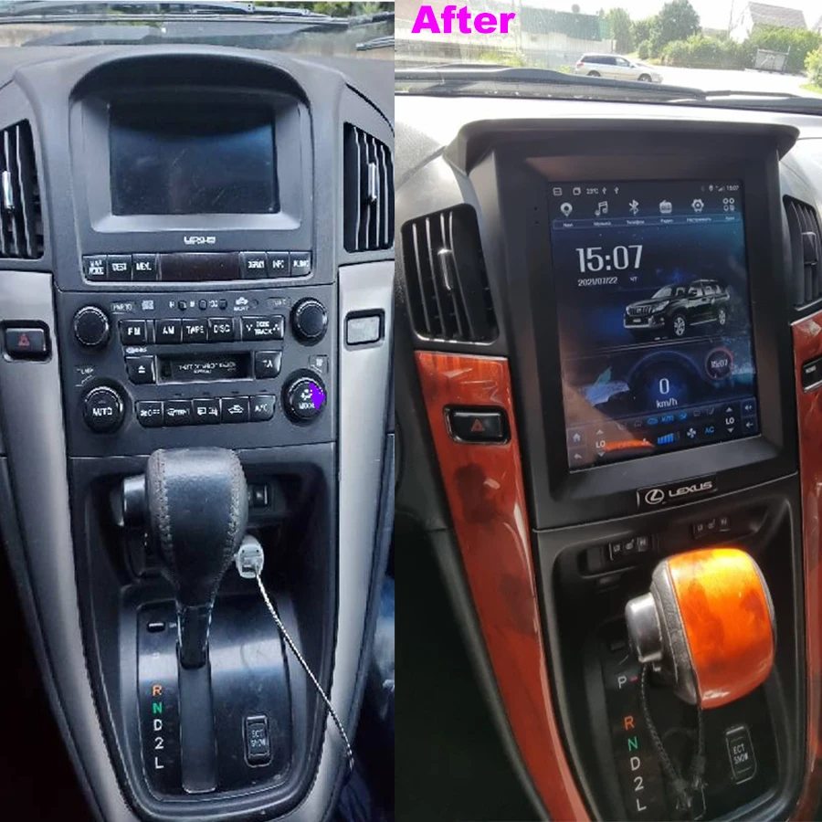 9,7 инча Авто Радио приемник с Екран Tesla За Lexus RX 300 RX330 Toyota Блатар 1998-2003 Android Стерео Авто GPS Мултимедиен Плейър 5