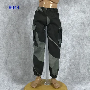8 Стилове на 1/6 Мащаб Мъжки Войници Тенденция Камуфляжные Дълги Панталони Армейските Панталони Шорти за 12 Инча(а) А) Фигурка Модел на Кукла 3
