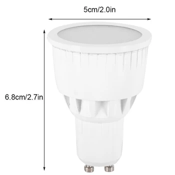 AC85-265V 6 W RGBW GU10 GU5.3 E14 B27 B22 WIFI Smart Light Cup Работи с Алекса Google Home Tmall Genie Lamp Cup 4