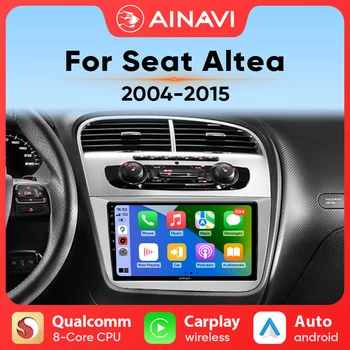 Ainavi автомагнитола За Seat Altea XL 2004-2015 Carplay Android авто Qualcomm Кола стерео Мултимедиен плеър 4G Wifi DSP 48EQ LHD RHD 0
