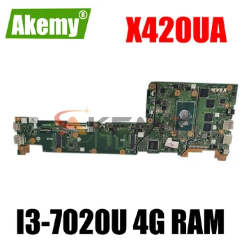 Akemy X420UA дънна платка 4G/I3-7020U За ASUS VivoBook X420U X420UA Y406U Y406UA дънна платка на лаптоп тестове OK 0