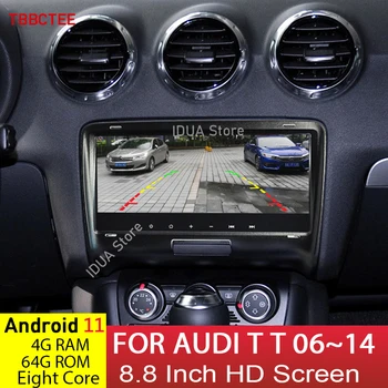 Android 12 8 4 Core + 64G GPS Навигация За Audi TT 2006 ~ 2014 MMI Автомобилен мултимедиен плейър Авто Радио HD Екран, радио, Bluetooth