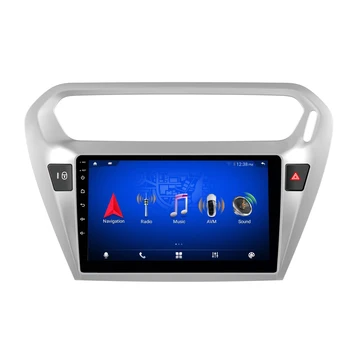 Android Авто Радио Стерео 9 инча GPS Навигация За Citroen Elysee 301 2013-2016 Автомобилен Мултимедиен Плеър с Carplay