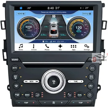 android автомобилен мултимедиен стерео радио DVD плейър за Ford Mondeo Fusion 2012 2013-2019 gps навигация не 2din dvd 0