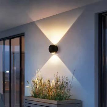 AOSONG Модерен Лесен Стенен монтаж Лампа LED Външен Водоустойчива IP65 Външни Стенни лампи за Декор на Двора, Балкона, Коридор Светлини 1