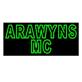 ARAWYNS MC Custom Собственоръчно Истинска Стъклена Тръба Магазин Реклама Украса Дисплей Неонова реклама 19 