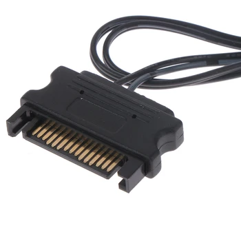 ARGB Контролер Подобрена Съвместимост По Ширината на линията е 3 Pin SATA Pin Корпуса на Захранването Вентилатор Черен Мини RGB Контролер 3
