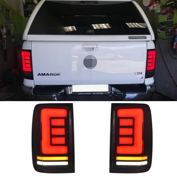 Auto лампа за задни led светлини задна светлина с указател на завоя характеристики, подходящи за vw amarok v6 задните стопове пикап 2008-2019