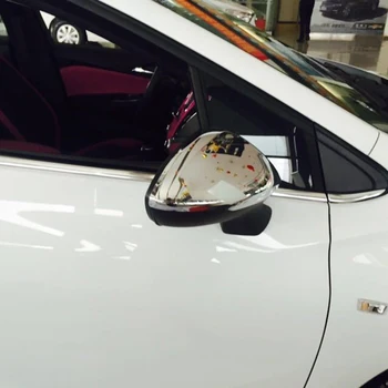 Auto Хромирана Капачка Огледало за Обратно виждане Огледало за Обратно виждане във формата на Миди Огледален Калъф кутия за Chevrolet Cruze 2016 2017 2018 4
