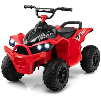Babyjoy 12V батерии Децата се вози на квадроцикле ATV Electric 4-Wheeler Quad Car с MP3 и осветление