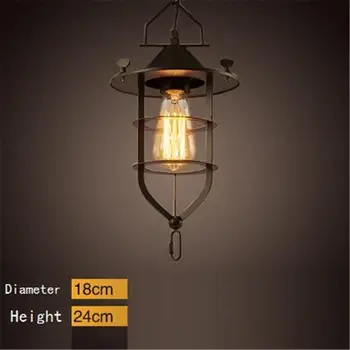 Casa Hanglampen Lampen Industrieel Лампа Gantung Скандинавски Промишлен Окачен Лампа Таванско Помещение Luminaria Лампа, Окачена Лампа 2