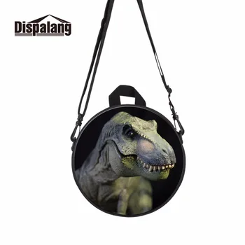 Dispalang динозавър стръмни кръгли раници за момчета, малка училищна чанта за детска градина, детски мини чанта за отдих, детски дневен пакет