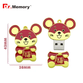 Dr Memory Сладък Модел на Мишки Usb Флаш памет от 64 GB 32 GB 16 GB 8 GB от 4 GB Карта флешкаPendrive Високоскоростна Флаш-памет 1