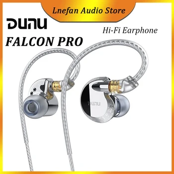 DUNU Falcon Pro ушите 10 мм Динамичен Водача Eclipse С Аморфен DLC Купол IEM Hi-Fi Слушалки Музикални Слушалки