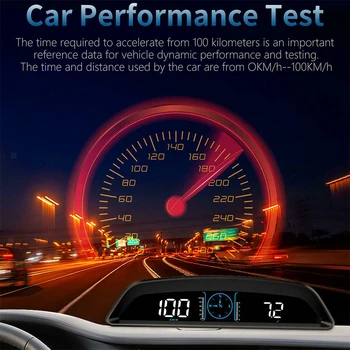 G3 GPS HUD Heads Up Дисплей, Автомобил Скоростомер е Умен Digital alarm clock Напомняне Метър Автомобилна Електроника и Аксесоари за Всички Автомобили 0
