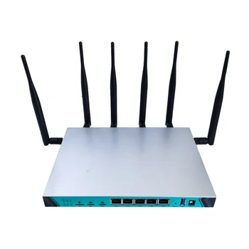 Gigabit WiFi-рутер OpenWRT с два слота за SIM-карти 1200 Mbps на 2,4 G /5,0 Ghz двойна лента 4G LTE Gigabit router индустриален клас 5