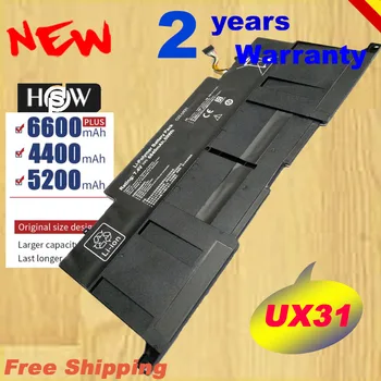 HSW Нова Батерия за лаптоп C22-UX31 на ASUS Zenbook UX31 UX31A UX31E UX31E-DH72 C22-UX31 C23-UX31 7,4 НА 50 Wh/6840 ма Доставка