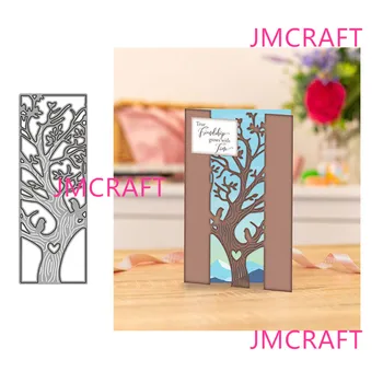 JMCRAFT 2021 Нови Любящи Птица на дървото #3 Метални режещи удари САМ Албум за изрезки от Ръчно изработени Хартиена Занаят Метална Стоманена шаблон за печати
