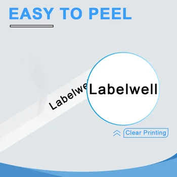 Labelwell Ламиниран касета Съвместима за MQG31 12 мм * 4 м Черно на Мятно-зелен етикет лентата за производител на етикети 4