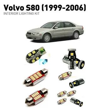 Led вътрешни светлини За volvo s80 1999-2006 19 бр. Led Светлини За Автомобили с комплект за осветление на автомобилни лампи Canbus