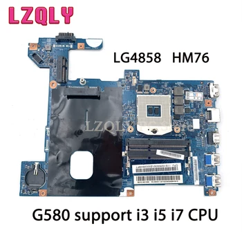 LZQLY 48.4SG06.011 48.4SG15.011 48.4SG16.011 LG4858 за Lenovo G580 дънна платка на лаптоп HM76 подкрепа i3 i5 i7 процесор, дънна платка 0