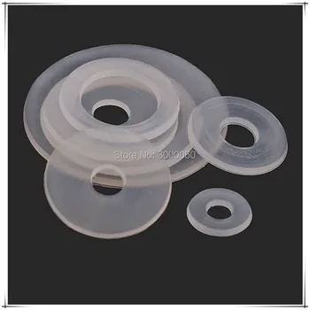 M14*22 мм * 1,2 мм Мека Прозрачна пластмаса Найлон изолация на Плоски уплътнения за миене 1000 бр./лот 3
