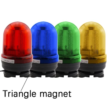 N-1101J-A сигналната лампа на магнитна светкавица завъртане на сигналната лампа на LTE-1101J звукова и визуална сигнална лампа 0