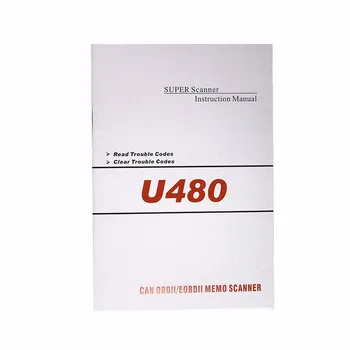 OBDIICAT Висока Препоръка U480 CAN-BUS OBD OBD2 Четец за кодове За леки/Камиони Скенер U480 Четец за Кодове U480 Скенер 5