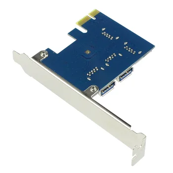 PCIE PCI-E PCI Express Странично Карта от 1x до 16x от 1 до 4 конектори USB 3.0 Множител Hub Адаптер 5