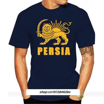 Persien Персия на Иран Персеполис Техеран иран Тениска Черен памучен мъжка тениска лятна модна тениска евро размера на