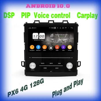 PX6 Android 10,0 Автомобилен GPS радио DSP плейър за Subaru forester, Impreza XV 2018 2019 2020 с 4 + 64 GB Авто Стерео