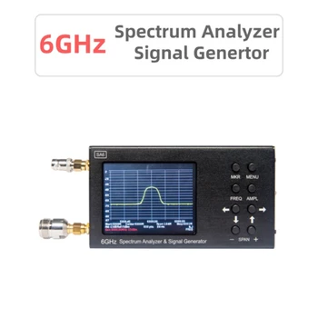 SA6 Преносим анализатор на спектъра 6 Ghz и генератор на сигнали за 2G, 3G, 4G, LTE, CDMA, DCS, GSM, GPRS, GLONASS 2